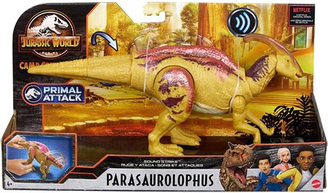 Jurassic World Camp Cretaceous Parasaurolophus Action Figure Sound