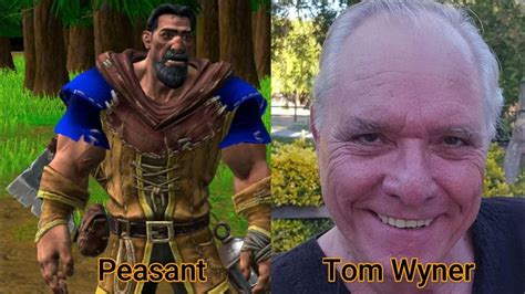 Character And Voice Actor Warcraft Iii Reforged Peasant Tom Wyner Youtube
