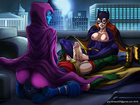 Commission Batgirl X Robin X Spoiler By GrandchaosSR Hentai Foundry