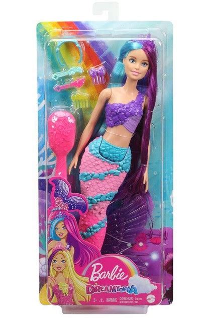 Shop Barbie Dreamtopia Mermaid Doll Purple Top Barbie Online 1 Nz