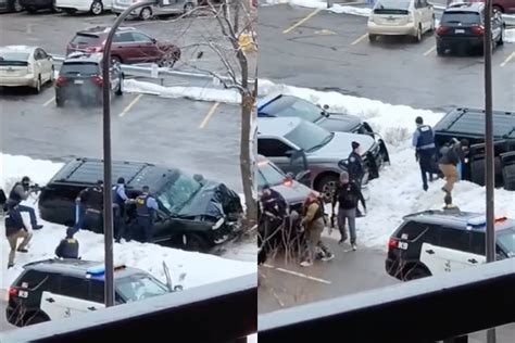 Video captures attempted murder suspect's arrest after police pursuit