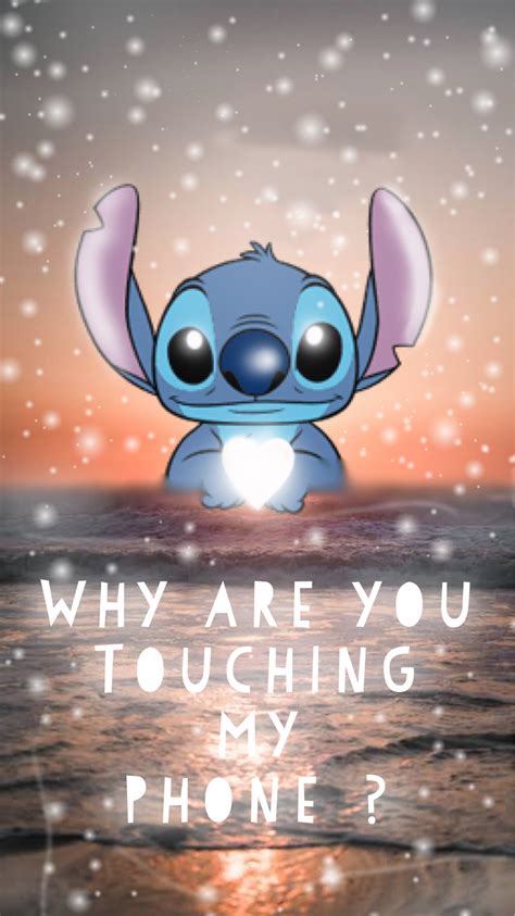 Cute Lock Screen Stitch Wallpaper Dont Touch My Phone What Is A
