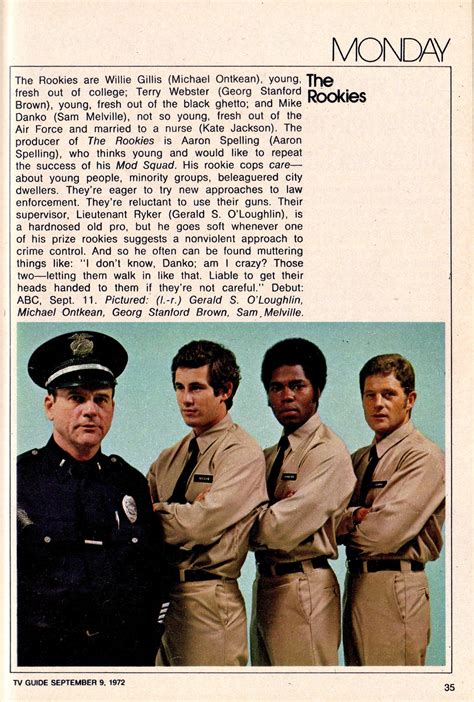 Limbo Tv In 1972 “the Rookies”
