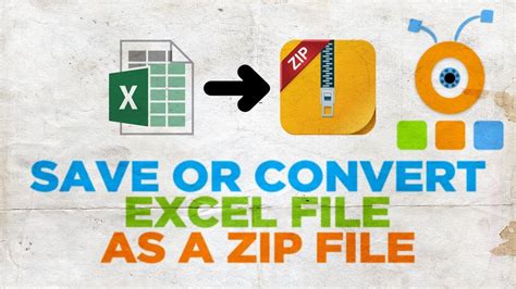 How To Save Or Convert Excel File As A Zip File 2019 Youtube