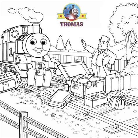 Thomas Friends Coloring Pages Free Printable Templates