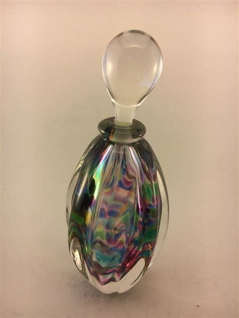 Hand Blown Glass Perfume Bottle By Roger Gandelman Etsy Perfume Bottles Glass Perfume