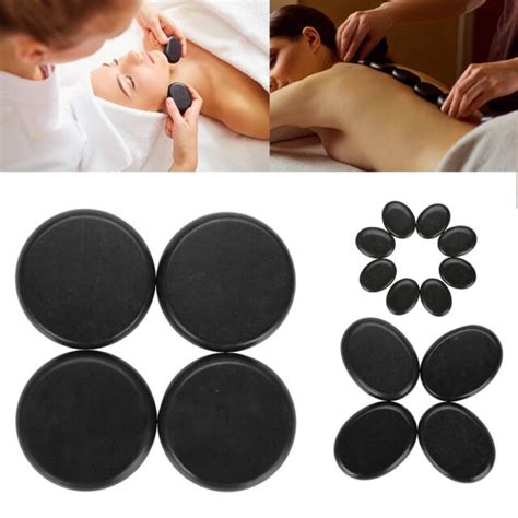 16pcs Hot Massage Stone Basalt Stones Kit Rock Spa Oiled Massager Tool