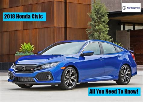 Honda Civic 2018 Price In India Launch Features Specs And Mileage