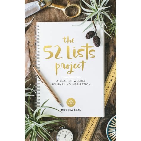 The 52 Lists Project A Year Of Weekly Journaling Inspiration Calm Store
