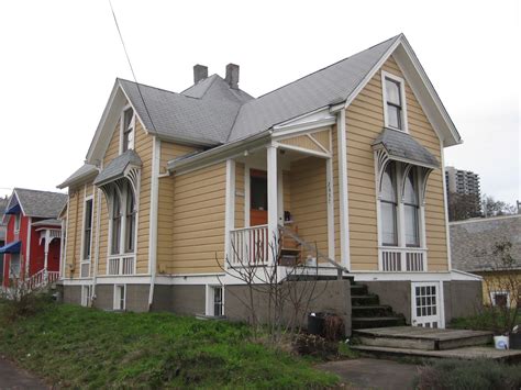 Small Victorian House Portland Oregon Wikimedia Lentine Marine