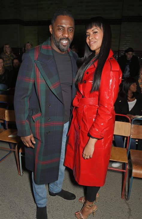Idris Elba And Sabrina Dhowre Idris Elba And Fiancé Sabrina Dhowre At