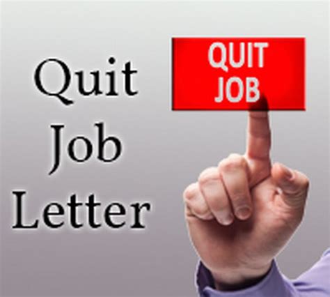 Quit Job Letter - Free Letters