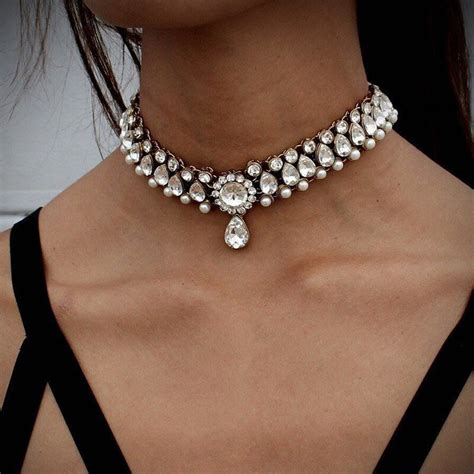 Aliexpress Com Buy Z Choker Necklace Women Collares Fashion Crystal