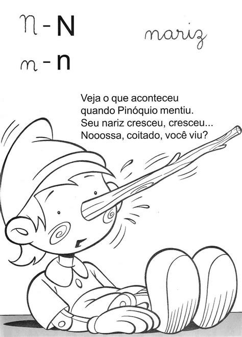 16 Desenhos Da Letra N Para Colorir E Imprimir Online Cursos Gratuitos