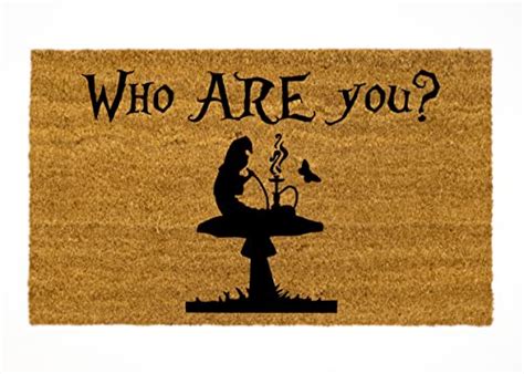 Who Are You Alice In Wonderland Doormat Alice In Shop