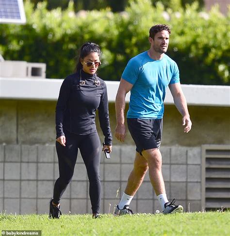 Nicole Scherzinger 42 Enjoys Workout With Beau Thom Evans 35 In La Daily Mail Online
