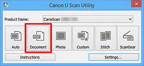 Grâce à cette application, numérisez en toute simplicité des photos et des documents. Canon : CanoScan Manuals : CanoScan LiDE 220 : Scanning Documents