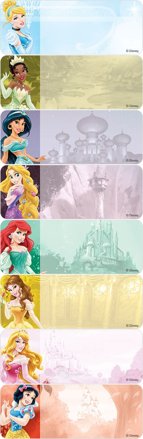 Disney Princesses Address Labels Costco Checks