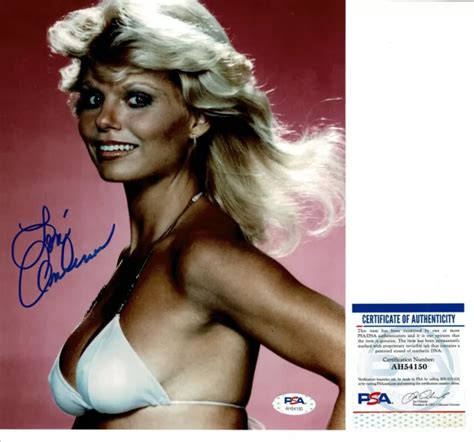 LONI ANDERSON VERY Sexy Signed 8X10 Photo 1 Wkrp Psa Dna 99 99