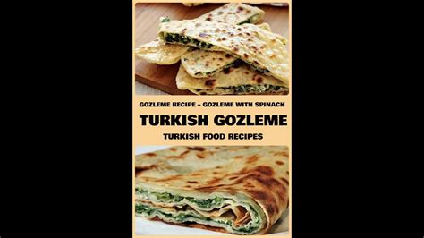Gozleme Recipe Gozleme With Spinach Turkish Gozleme Youtube