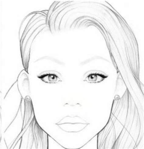 Faces Templates Drawing At Getdrawings Free Download