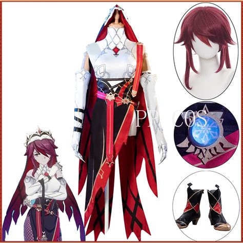 Genshin Impact Rosaria Cosplay Costume Game Suit Dress Uniform Costumes For Women Outfit Cosplay
