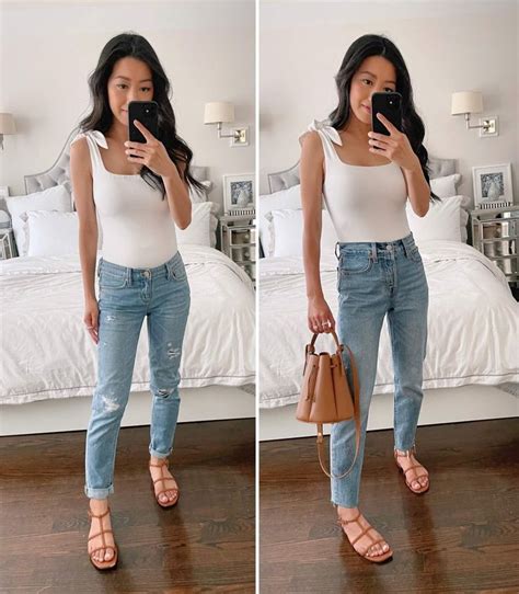 style tips for hiding a postpartum or bloated belly how to wear high waisted jeans high waist