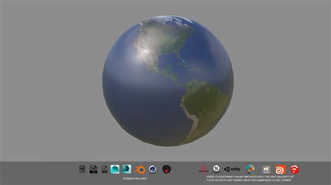 Planet Earth Free 3d Model By Alom3d