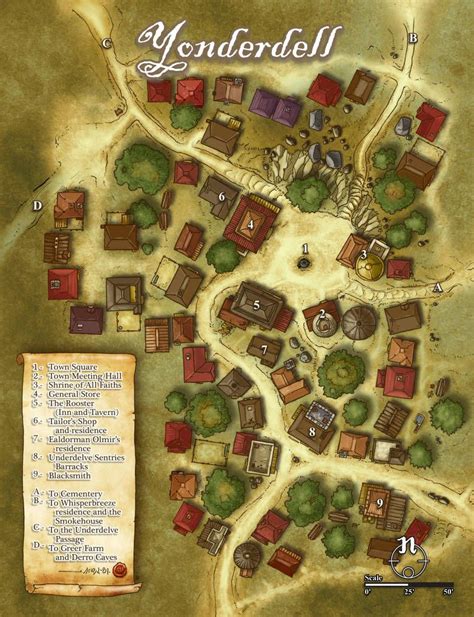 Yonderdell By Butterfrog Fantasy City Map Fantasy World Map Map Layout