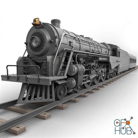 3d Model Turbosquid Berkshire Steam Locomotive Gfx Hub