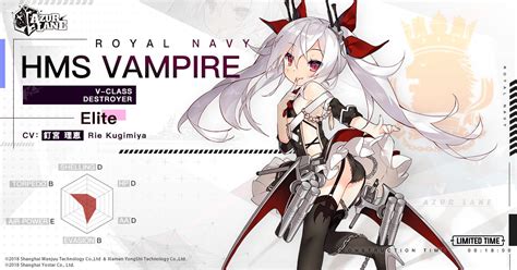 Azur Lane Official On Twitter Ceremonial Ship Launch ★hms Vampire