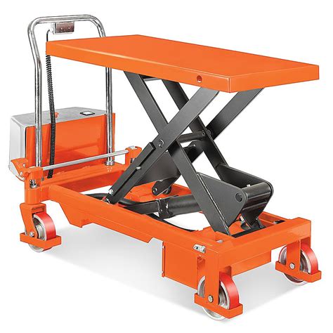 Battery Operated Lift Table Standard 1650 Lb 40 X 20 H 3768 Uline