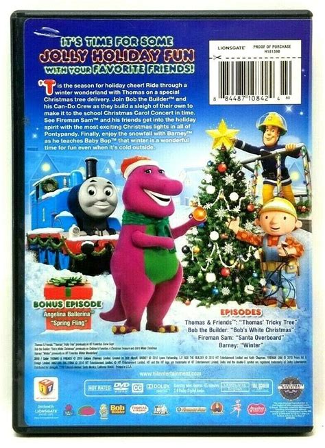 Jolly Holiday DVD Thomas Bob The Builder Fireman Sam Barney L On EBid United