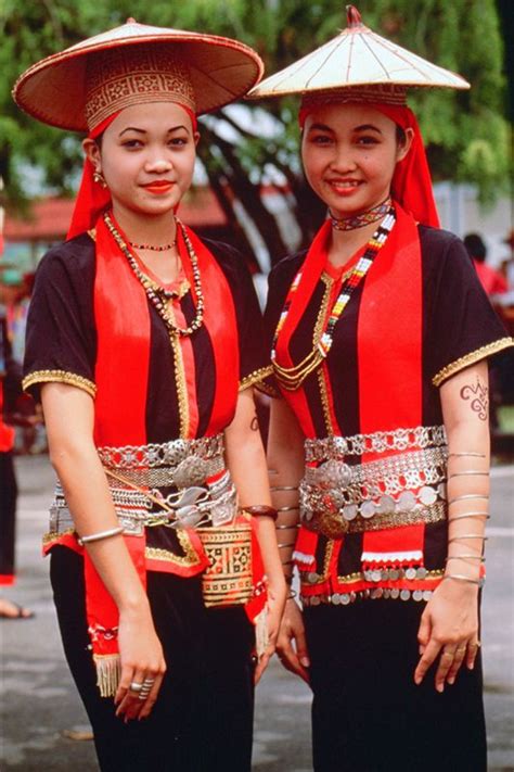 Annah Rais Bidayuh Longhouse Sarawak Traditional Outfits Costumes Around The World