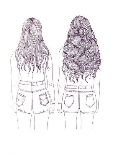 The best free bff drawing images download from 75 free drawings of. beautiful, cute, draw, friends | Best friend drawings ...