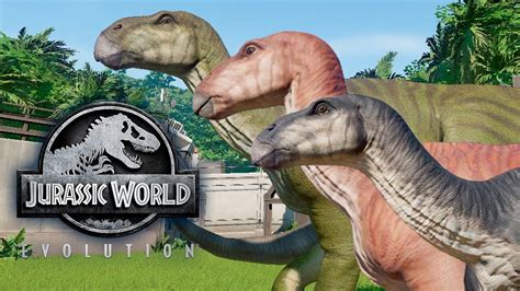 Игуанодон Iguanodon Jurassic World Evolution Youtube