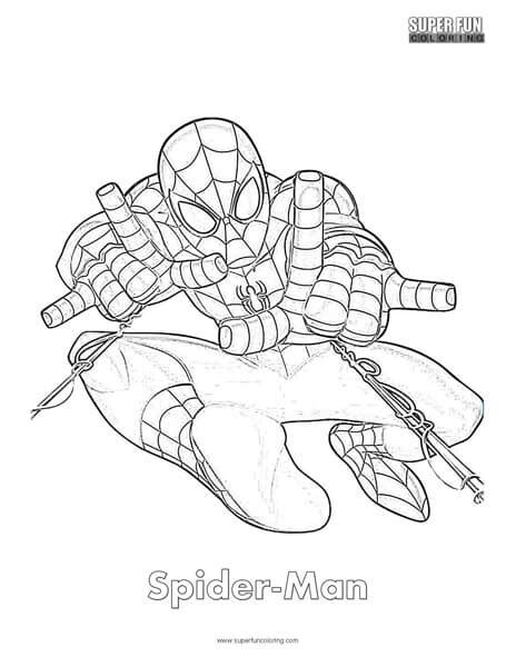 Can someone make me a minecraft spider jockey coloring. Spider-Man Coloring Page - Super Fun Coloring