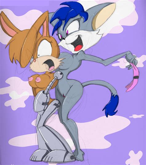 Rule 34 Anthro Archie Comics Breasts Bunnie Rabbot Female Female Only