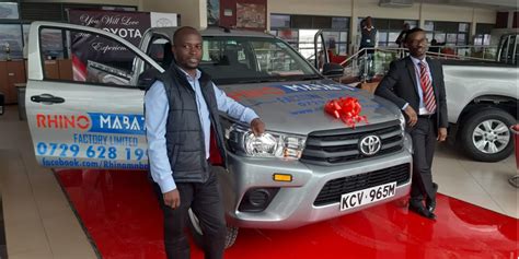 Rhino Mabati Factory Ltd Teams Up With Toyota Kenya Free Countrywide