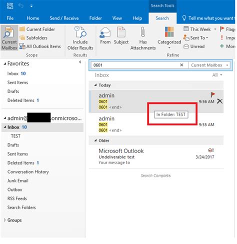 Cannot View New Emails In Outlook 2016 Inbox Microsoft Community