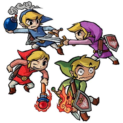 The Legend Of Zelda Four Swords Adventures Concept Art