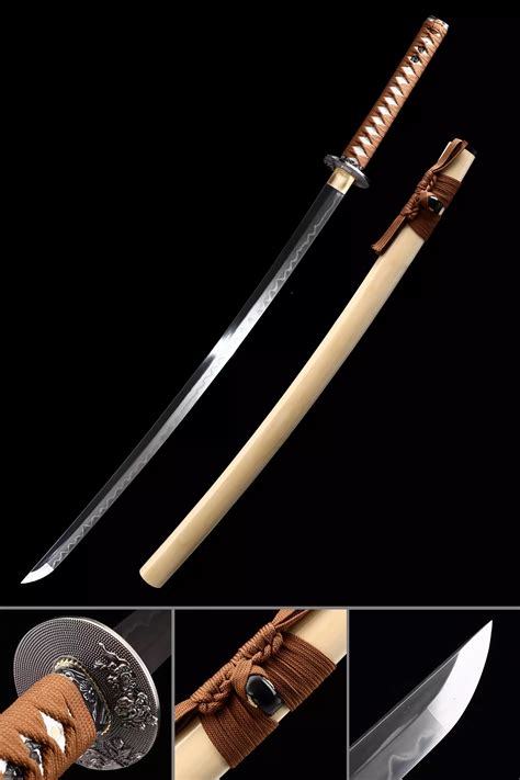 1065 Carbon Steel Katana Handmade Japanese Katana Sword Real Hamon