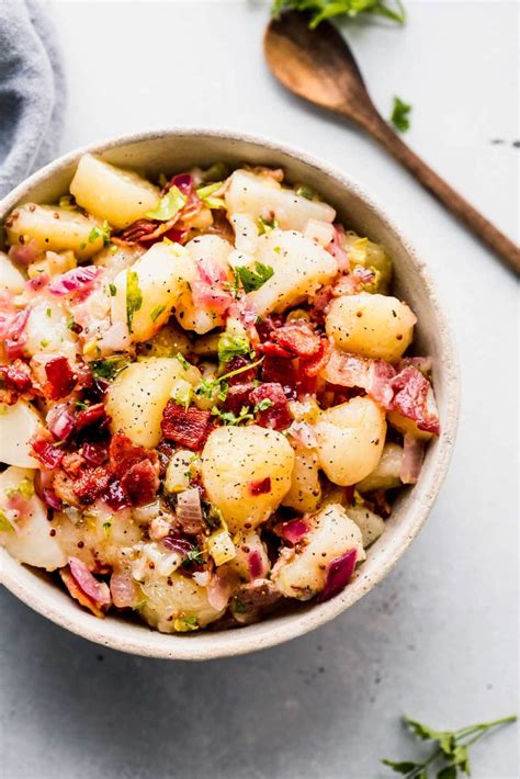 German Potato Salad Recipe With Bacon Vinaigrette