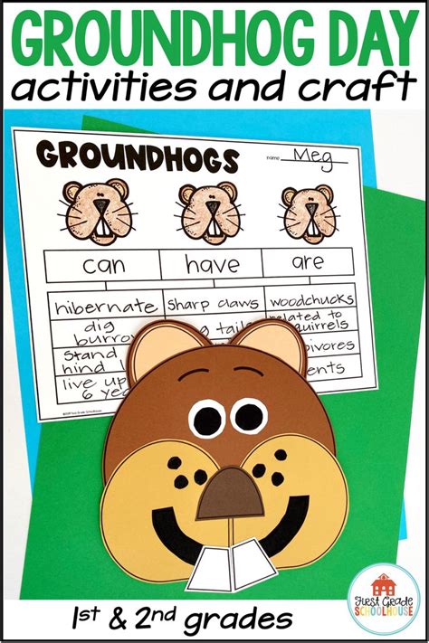 Groundhog Day Activities And Craft Groundhog Day Activities Groundhog