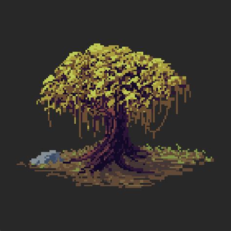 Pixel Art Trees Gamedev Market