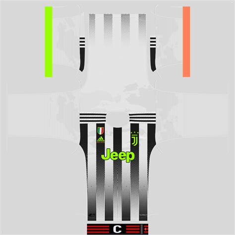 Made by adidas, the new jersey. Logo Dream League Soccer Juventus 2020
