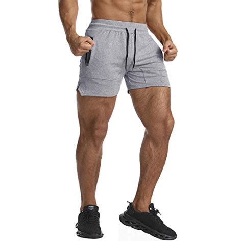 Everworth Mens Solid Gym Workout Shorts Bodybuilding Running Fitted