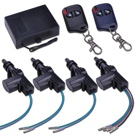 4 Door Power Central Lock Kit W 2 Keyless Entry Car Remote Control Conversion Ebay