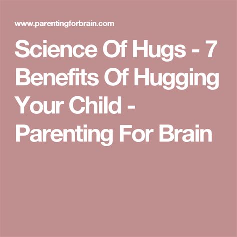 Importance Of Hugging Your Child 7 Amazing Benefits Hug Children