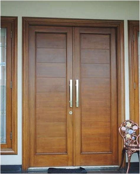 Jika kamu mengutamakan visual sekaligus fungsi, pilihlah pintu dengan desain seperti ini. 52 Desain Model Pintu Utama Rumah Minimalis Terbaru ...